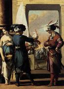 Laurent de la Hyre, Cyrus Announcing to Araspas that Panthea Has Obtained His Pardon